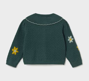 Mayoral Floral Cardigan