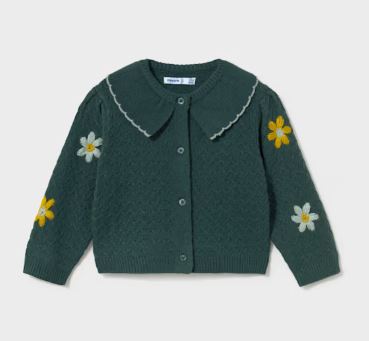 Mayoral Floral Cardigan