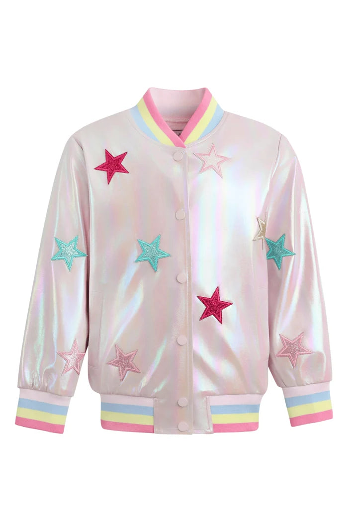 Lola & The Boys Holographic Stars Bomber
