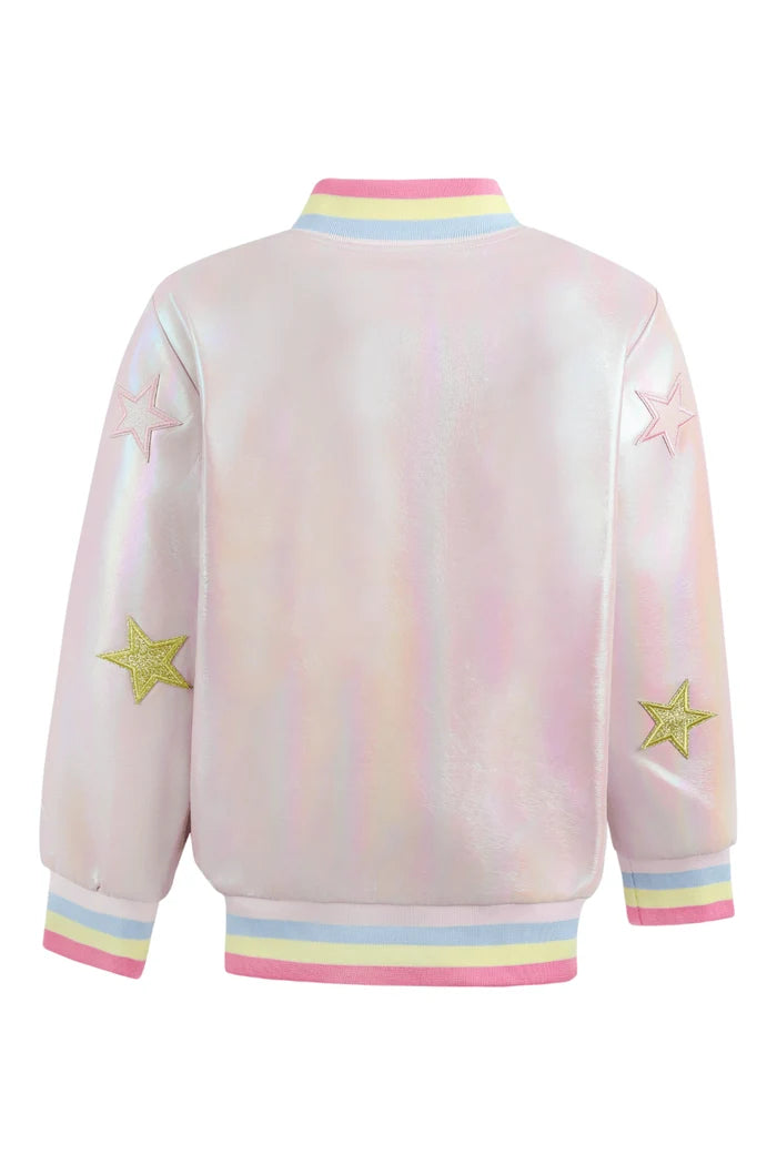 Lola & The Boys Holographic Stars Bomber