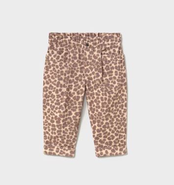 Mayoral Leopard Cotton Pants