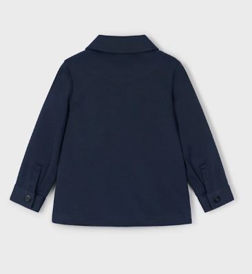 Mayoral Navy Zip Overcoat