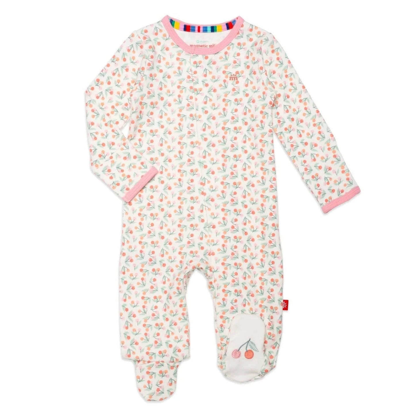 Mon Cheri Organic Cotton Magnetic Me Footie