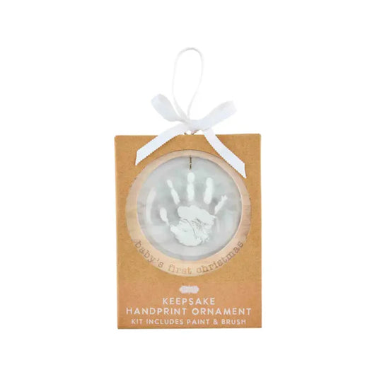 Mud Pie Handprint Ornaments