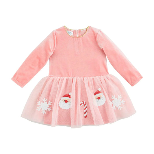 Mud Pie Pink Sequins Christmas Tutu Dress