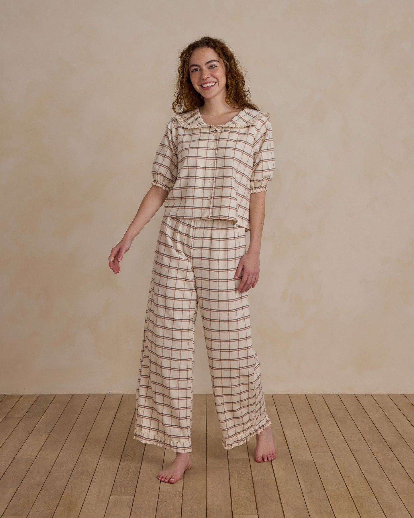 Rylee + Cru Ruffle Pajamas| Holiday Plaid