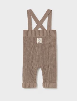 Mayoral Newborn Knit Overalls