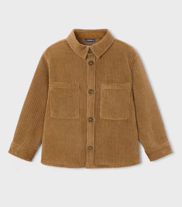 Mayoral Khaki Corduroy Overcoat