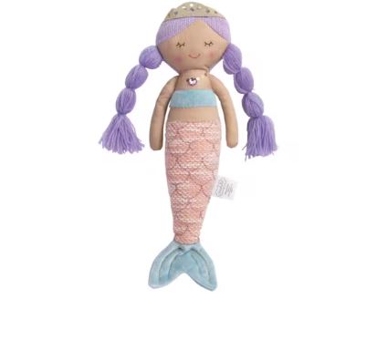Mud Pie Mermaid Plush Pals