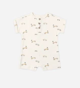 Quincy Mae Short Sleeve One-Piece | Race Car
