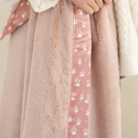 Saranoni Satin Back Receiving Blanket | Tulip
