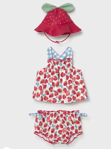 Mayoral Strawberry Swim Set