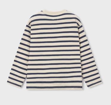 The Boston Kids Blue/Cream Stripe Shirt