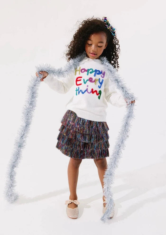 Lola & The Boys Happy Everything Sweaters