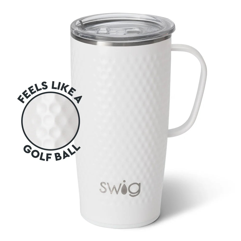 Swig 22oz. White Golf Travel Mug