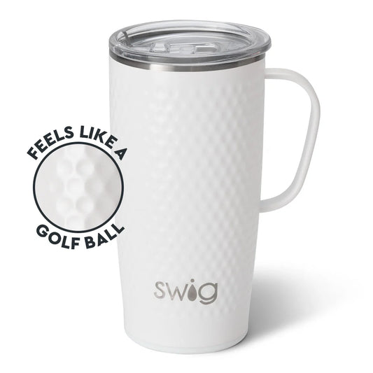 Swig 22oz. White Golf Travel Mug