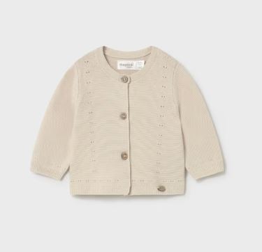 Mayoral Tan Button Cardigan