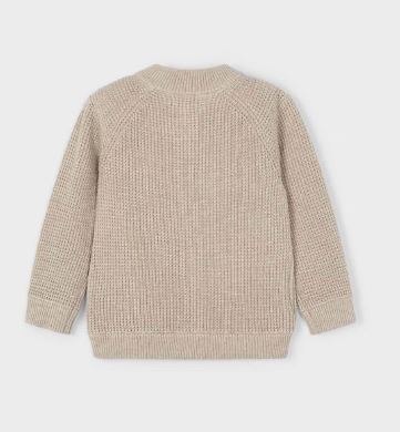 Mayoral Tan Zip Sweater