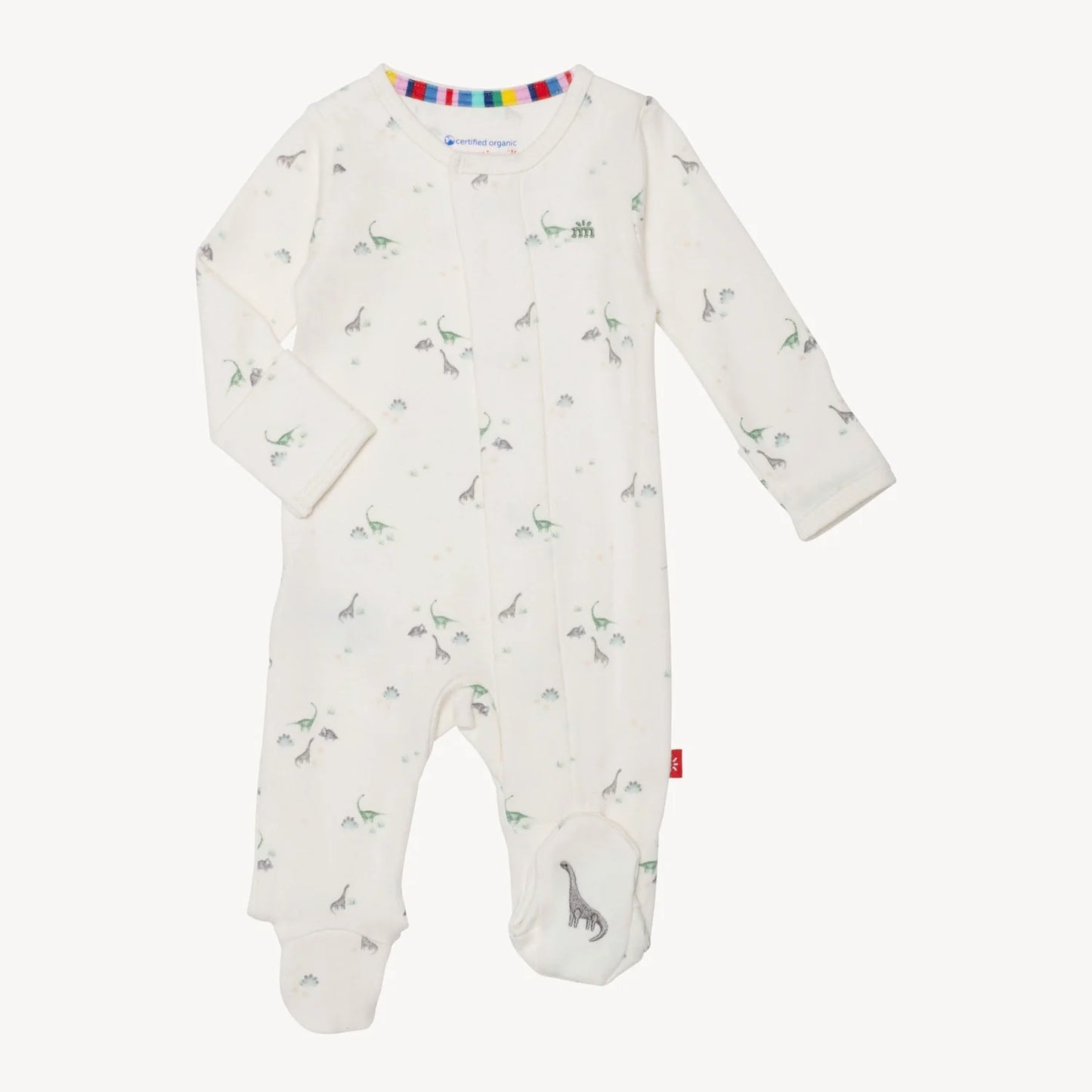 Magnetic Me Organic Cotton Footie | Tiny Diny