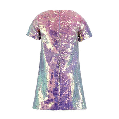 Lola and the Boys Lavender Haze Sequin Dress