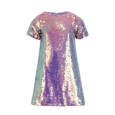 Lola and the Boys Lavender Haze Sequin Dress