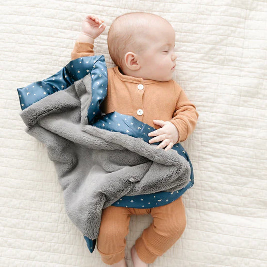 Saranoni Mini Blanket Satin Border - Twilight Stars
